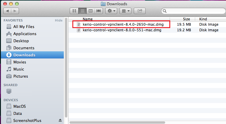 kerio vpn client for mac